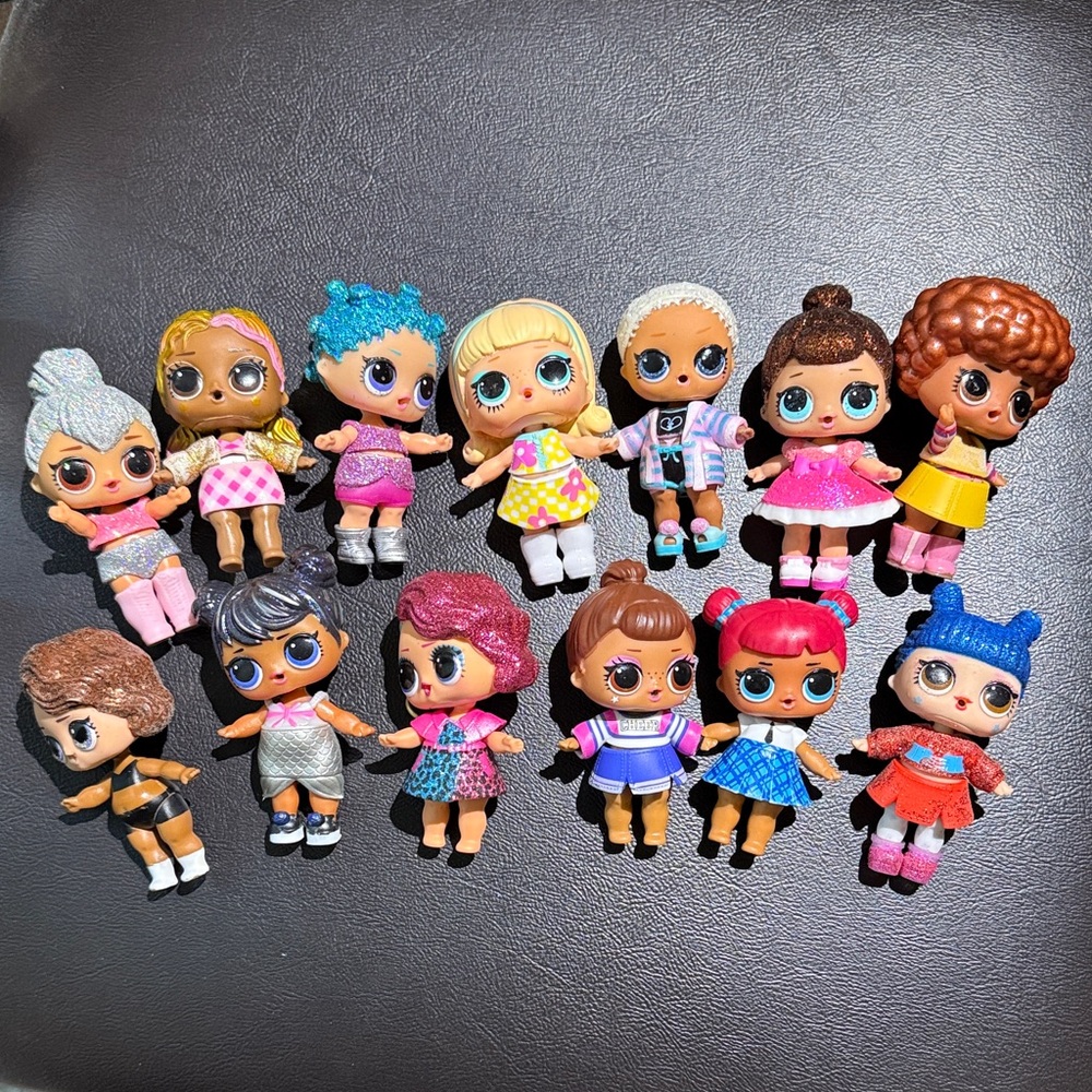 L.O.L. Surprise! Dolls with Pink, Blue, and Yellow Outfits